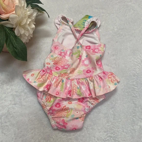 NWT Green Sprouts Size 6M Diaper Swimsuit - Picture 6 of 7